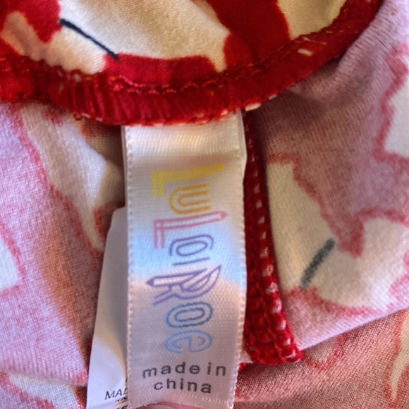 Lularoe Pattern Leggings (OS) Fits Pants Size 0-10 - Picture 3 of 4